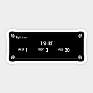 Light Armor T-Shirt [Rx-TP] Sticker